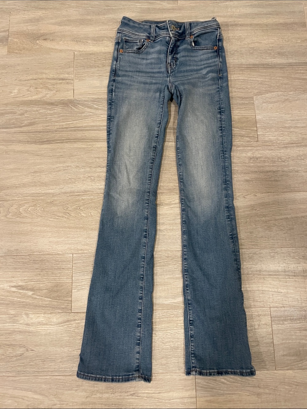 American Eagle Outfitters Girls Blue Bootcut Jeans